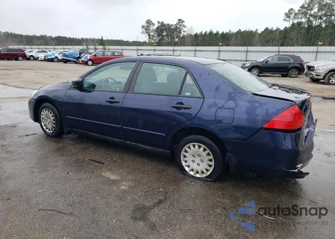 2006 Honda Accord Value z USA, uszkodzony, nr VIN 1HGCM56176A043432